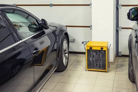 Electric garage heater in Longmont