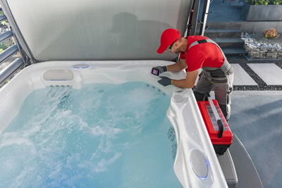 Hot tub installation in brighton