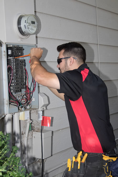 Circuit breaker box installation