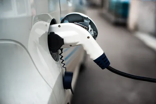 Electric vehicle charging port